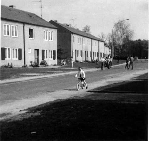 Zicht op de Frankenstrasse. Foto: Nelly Polley