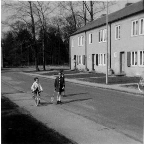 Zicht op de Frankenstrasse. Foto: Nelly Polley