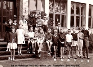 BSD Bensberg school ijzer 61-62, 5de en 6de  leerjaar